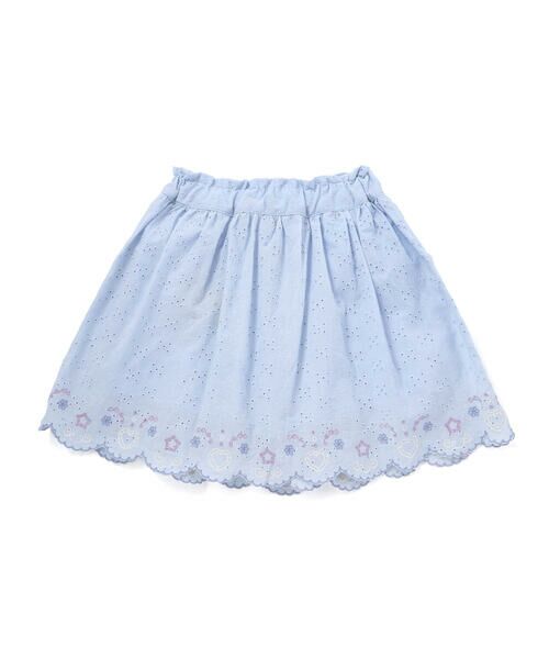 SLAP SLIP / スラップ スリップ ショート・ハーフ・半端丈パンツ | 【スラプリ】スカラップレースビジュー付きスカパン(90~130cm) | 詳細13