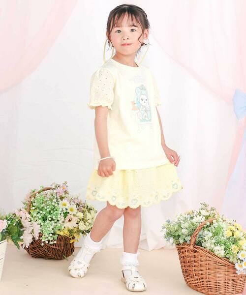 SLAP SLIP / スラップ スリップ ショート・ハーフ・半端丈パンツ | 【スラプリ】スカラップレースビジュー付きスカパン(90~130cm) | 詳細17