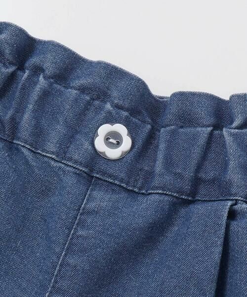 SLAP SLIP / スラップ スリップ ショート・ハーフ・半端丈パンツ | 裾レース刺しゅう入りデニムショートパンツ(90~130cm) | 詳細6