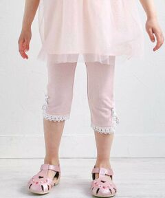 SLAP SLIP / スラップ スリップ レギンス・スパッツ | 裾レース付き6分丈レギンス(80~130cm)