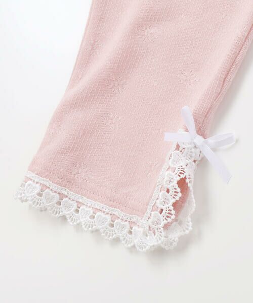 SLAP SLIP / スラップ スリップ レギンス・スパッツ | 裾レース付き6分丈レギンス(80~130cm) | 詳細9