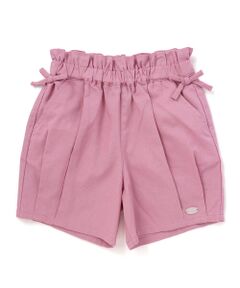 SLAP SLIP / スラップ スリップ ショート・ハーフ・半端丈パンツ | 【接触冷感/お揃い】無地+総柄タック入りショートパンツ(90~130cm)