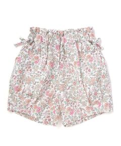 SLAP SLIP / スラップ スリップ ショート・ハーフ・半端丈パンツ | 【接触冷感/お揃い】無地+総柄タック入りショートパンツ(90~130cm)