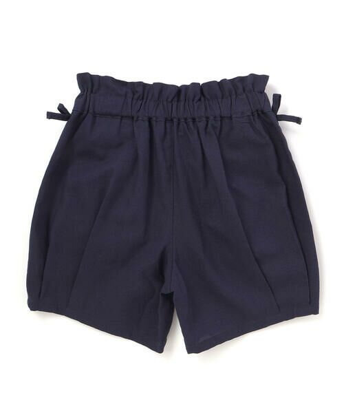 SLAP SLIP / スラップ スリップ ショート・ハーフ・半端丈パンツ | 【接触冷感/お揃い】無地+総柄タック入りショートパンツ(90~130cm) | 詳細1