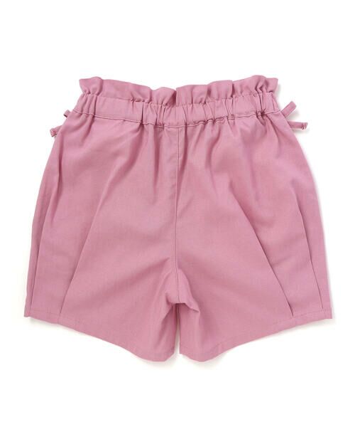 SLAP SLIP / スラップ スリップ ショート・ハーフ・半端丈パンツ | 【接触冷感/お揃い】無地+総柄タック入りショートパンツ(90~130cm) | 詳細2