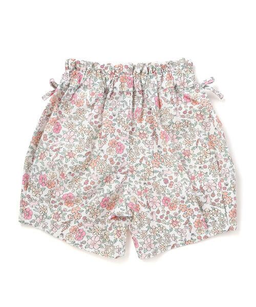 SLAP SLIP / スラップ スリップ ショート・ハーフ・半端丈パンツ | 【接触冷感/お揃い】無地+総柄タック入りショートパンツ(90~130cm) | 詳細11