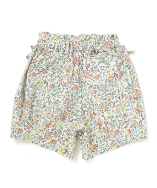 SLAP SLIP / スラップ スリップ ショート・ハーフ・半端丈パンツ | 【接触冷感/お揃い】無地+総柄タック入りショートパンツ(90~130cm) | 詳細12