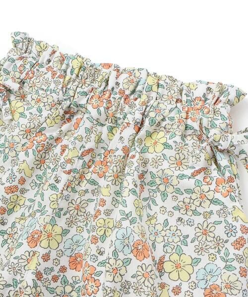 SLAP SLIP / スラップ スリップ ショート・ハーフ・半端丈パンツ | 【接触冷感/お揃い】無地+総柄タック入りショートパンツ(90~130cm) | 詳細13