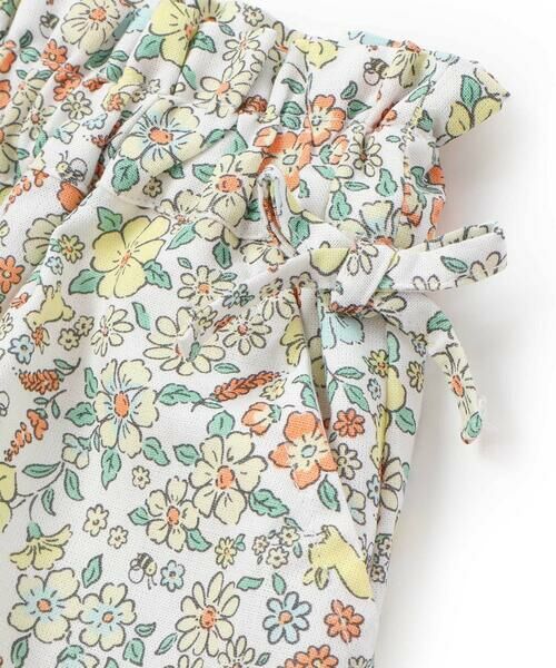 SLAP SLIP / スラップ スリップ ショート・ハーフ・半端丈パンツ | 【接触冷感/お揃い】無地+総柄タック入りショートパンツ(90~130cm) | 詳細14