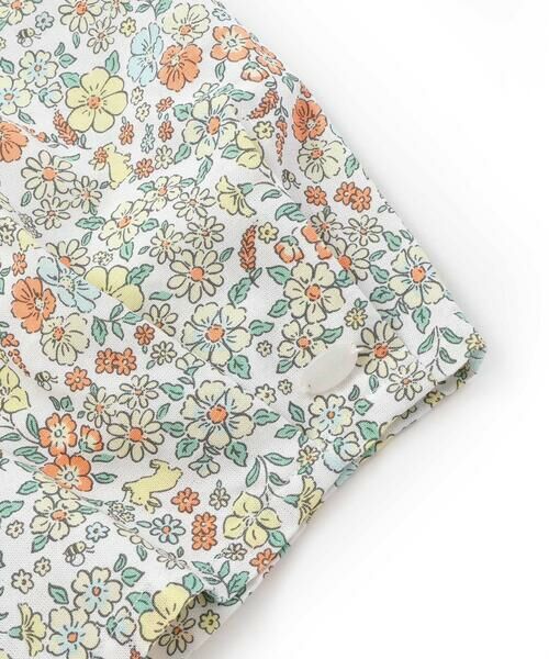 SLAP SLIP / スラップ スリップ ショート・ハーフ・半端丈パンツ | 【接触冷感/お揃い】無地+総柄タック入りショートパンツ(90~130cm) | 詳細15