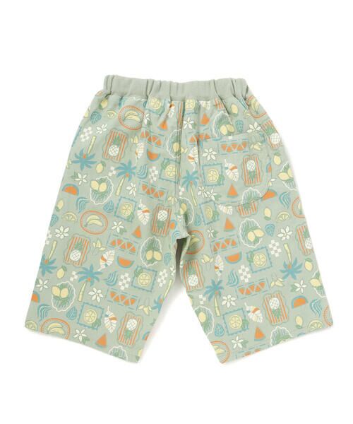 SLAP SLIP / スラップ スリップ ショート・ハーフ・半端丈パンツ | 【接触冷感/お揃い】無地+総柄5.5分丈パンツ(80~130cm) | 詳細14