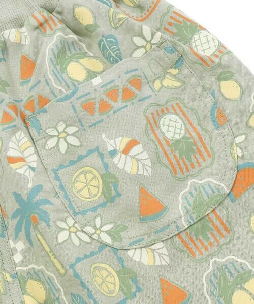 SLAP SLIP / スラップ スリップ ショート・ハーフ・半端丈パンツ | 【接触冷感/お揃い】無地+総柄5.5分丈パンツ(80~130cm) | 詳細16