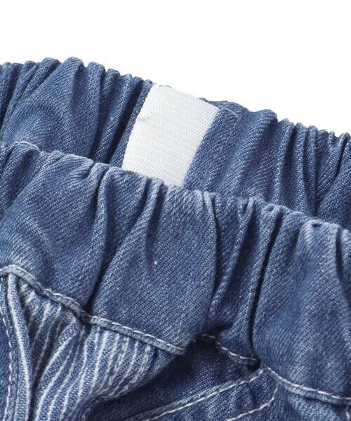 SLAP SLIP / スラップ スリップ デニムパンツ | フルーツ昆虫パッチストライプ切り替え5.5分丈デニムパンツ(80~130cm) | 詳細8