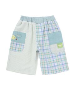 SLAP SLIP / スラップ スリップ ショート・ハーフ・半端丈パンツ | 【お揃い】マドラスチェックサイドポケット5分丈パンツ(80~130cm)