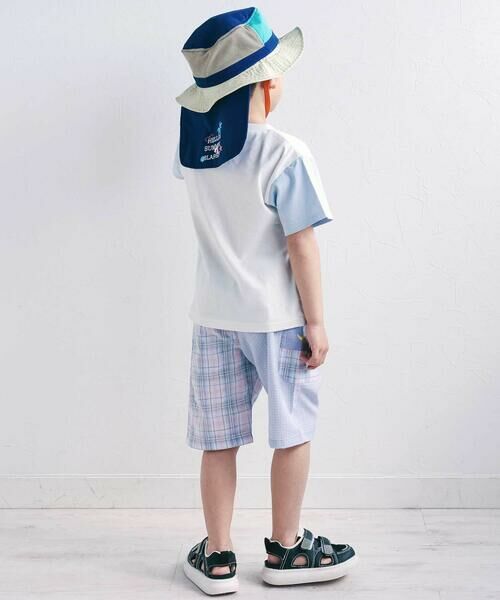 SLAP SLIP / スラップ スリップ ショート・ハーフ・半端丈パンツ | 【お揃い】マドラスチェックサイドポケット5分丈パンツ(80~130cm) | 詳細2