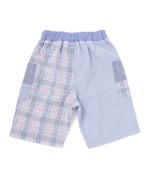 SLAP SLIP / スラップ スリップ ショート・ハーフ・半端丈パンツ | 【お揃い】マドラスチェックサイドポケット5分丈パンツ(80~130cm) | 詳細5