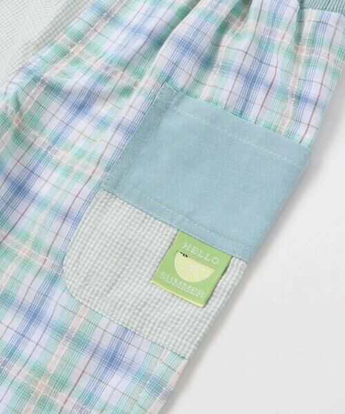 SLAP SLIP / スラップ スリップ ショート・ハーフ・半端丈パンツ | 【お揃い】マドラスチェックサイドポケット5分丈パンツ(80~130cm) | 詳細11