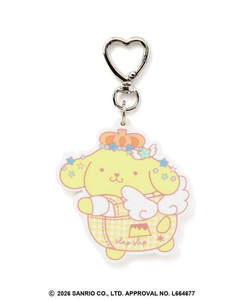 SLAP SLIP / スラップ スリップ キーホルダー・ストラップ | 【シナモロール/ポムポムプリン×SLAPSLIP】ラバーキーホルダー（イエロー）
