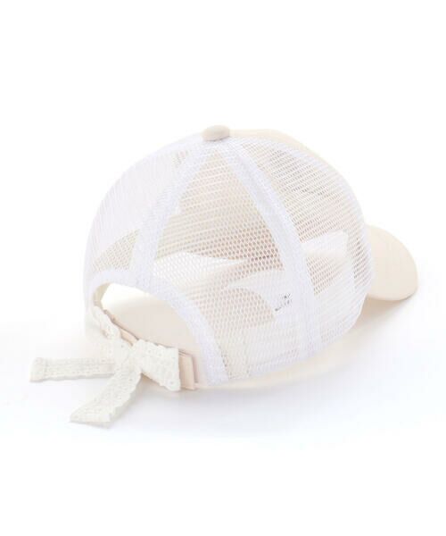 SLAP SLIP / スラップ スリップ キャップ | キラキラパッチ刺しゅうリボンメッシュキャップ(52~54cm) | 詳細2