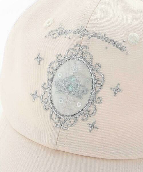 SLAP SLIP / スラップ スリップ キャップ | キラキラパッチ刺しゅうリボンメッシュキャップ(52~54cm) | 詳細3