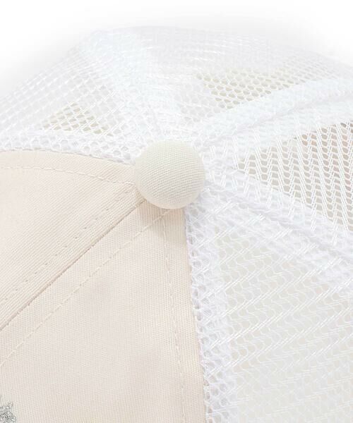 SLAP SLIP / スラップ スリップ キャップ | キラキラパッチ刺しゅうリボンメッシュキャップ(52~54cm) | 詳細6