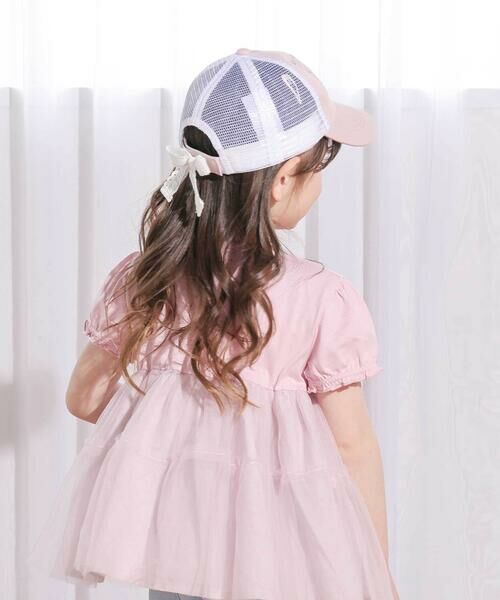 SLAP SLIP / スラップ スリップ キャップ | キラキラパッチ刺しゅうリボンメッシュキャップ(52~54cm) | 詳細10