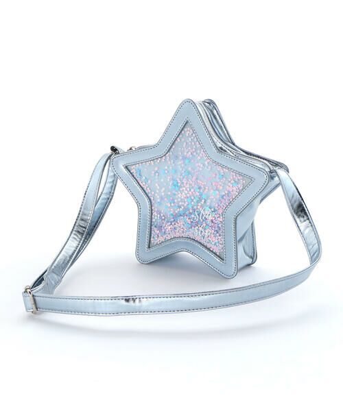 SLAP SLIP / スラップ スリップ ショルダーバッグ | キラキラ星型ポシェット（ブルー）