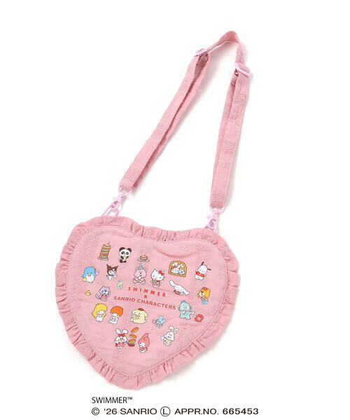 SLAP SLIP / スラップ スリップ リュック・バックパック | 【SWIMMERｘサンリオキャラクターズｘSLAPSLIP】フリル付きハートリュック | 詳細4