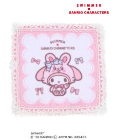 SLAP SLIP / スラップ スリップ ハンカチ | 【SWIMMERｘサンリオキャラクターズｘSLAPSLIP】レース付きハンカチ