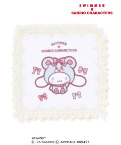 SLAP SLIP / スラップ スリップ ハンカチ | 【SWIMMERｘサンリオキャラクターズｘSLAPSLIP】レース付きハンカチ