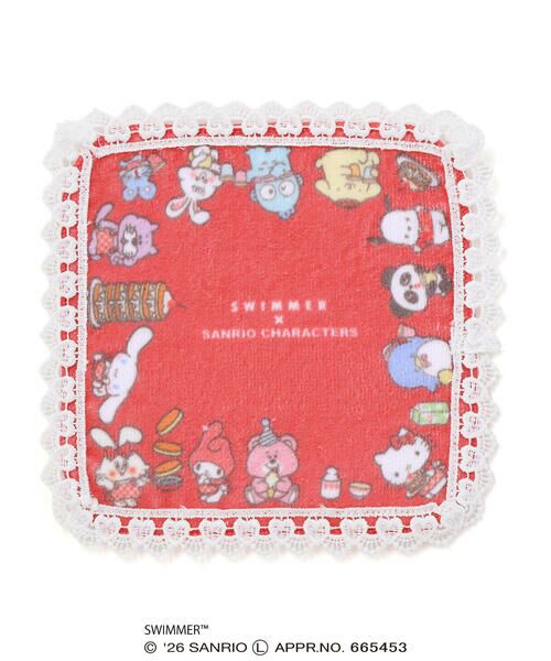 SLAP SLIP / スラップ スリップ ハンカチ | 【SWIMMERｘサンリオキャラクターズｘSLAPSLIP】レース付きハンカチ | 詳細2