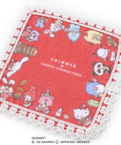 SLAP SLIP / スラップ スリップ ハンカチ | 【SWIMMERｘサンリオキャラクターズｘSLAPSLIP】レース付きハンカチ | 詳細4
