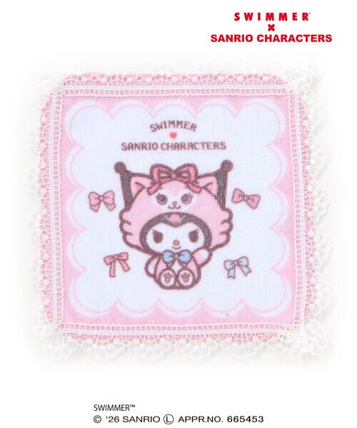 SLAP SLIP / スラップ スリップ ハンカチ | 【SWIMMERｘサンリオキャラクターズｘSLAPSLIP】レース付きハンカチ（パープル）