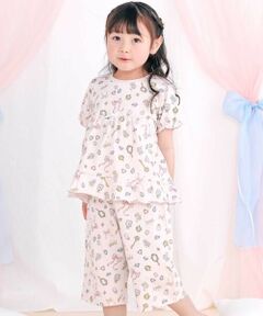 SLAP SLIP / スラップ スリップ ルームウェア | 【スララク/腹巻き一体型/防汚加工】みんな快眠！半袖みんみんパジャマ上下セット(80~130cm)