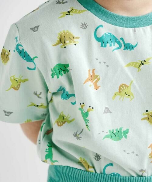 SLAP SLIP / スラップ スリップ ルームウェア | 【スララク/腹巻き一体型/防汚加工】みんな快眠！半袖みんみんパジャマ上下セット(80~130cm) | 詳細17