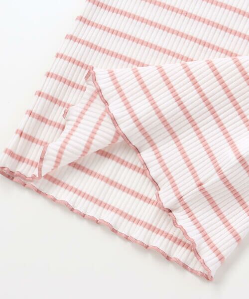 SLAP SLIP / スラップ スリップ Tシャツ | ボーダー&花柄テレコ半袖Tシャツ(80~130cm) | 詳細5