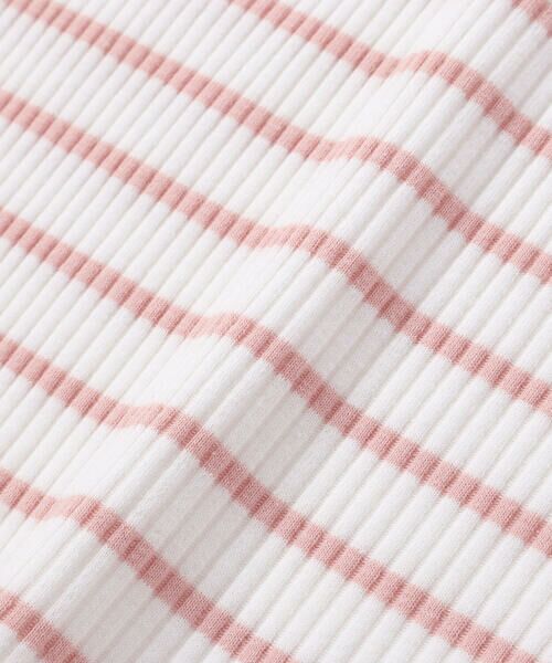 SLAP SLIP / スラップ スリップ Tシャツ | ボーダー&花柄テレコ半袖Tシャツ(80~130cm) | 詳細6