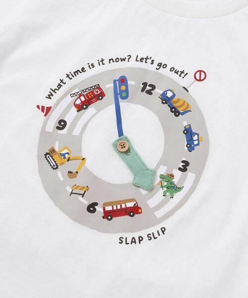 SLAP SLIP / スラップ スリップ Tシャツ | はたらくくるま&昆虫時計天竺半袖Tシャツ(80~130cm) | 詳細3