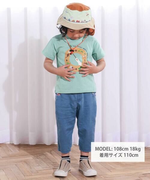 SLAP SLIP / スラップ スリップ Tシャツ | はたらくくるま&昆虫時計天竺半袖Tシャツ(80~130cm) | 詳細8