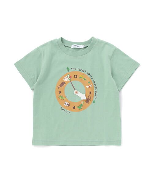 SLAP SLIP / スラップ スリップ Tシャツ | はたらくくるま&昆虫時計天竺半袖Tシャツ(80~130cm) | 詳細10