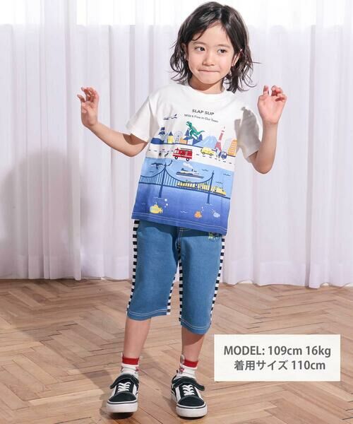 SLAP SLIP / スラップ スリップ Tシャツ | 日本風景プリント天竺半袖Tシャツ(80~130cm) | 詳細1