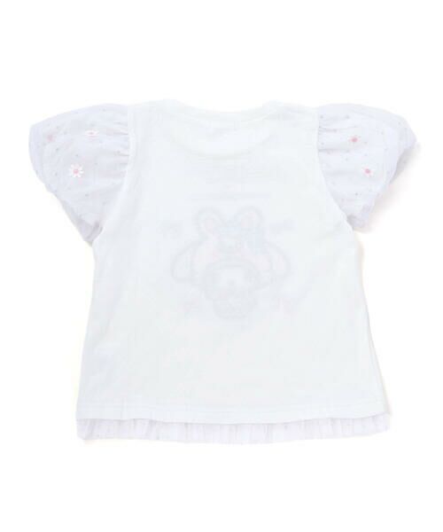 SLAP SLIP / スラップ スリップ Tシャツ | 【SWIMMERxサンリオキャラクターズxSLAPSLIP】パフスリーブレーシ−天竺半袖Tシャツ(80~130cm) | 詳細2