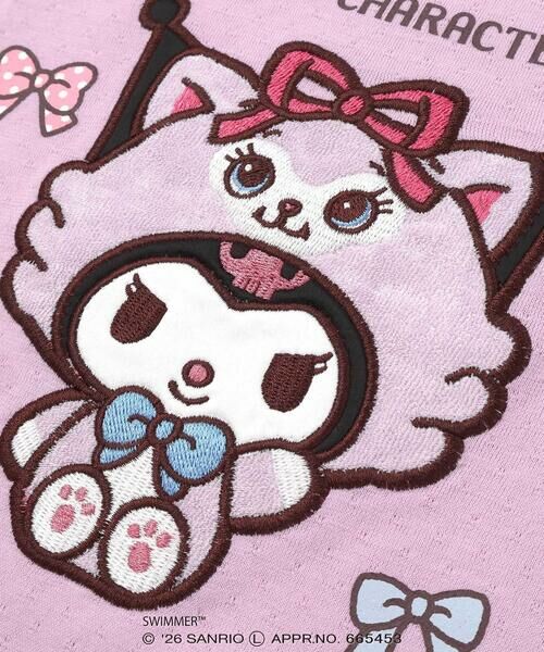 SLAP SLIP / スラップ スリップ Tシャツ | 【SWIMMERxサンリオキャラクターズxSLAPSLIP】パフスリーブレーシ−天竺半袖Tシャツ(80~130cm) | 詳細20