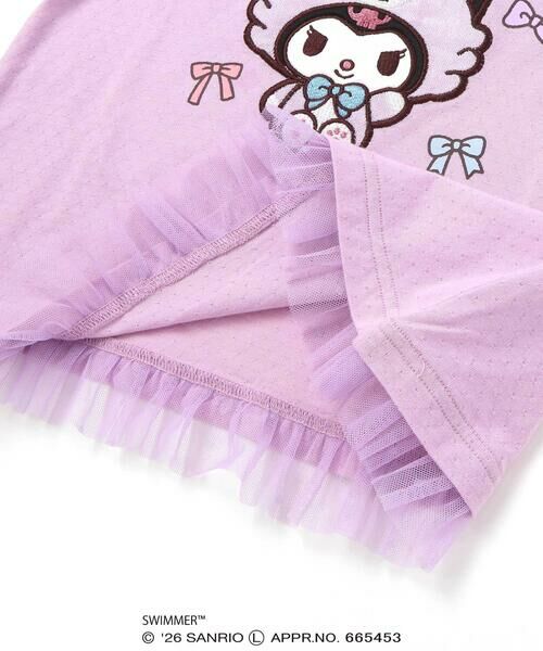 SLAP SLIP / スラップ スリップ Tシャツ | 【SWIMMERxサンリオキャラクターズxSLAPSLIP】パフスリーブレーシ−天竺半袖Tシャツ(80~130cm) | 詳細22