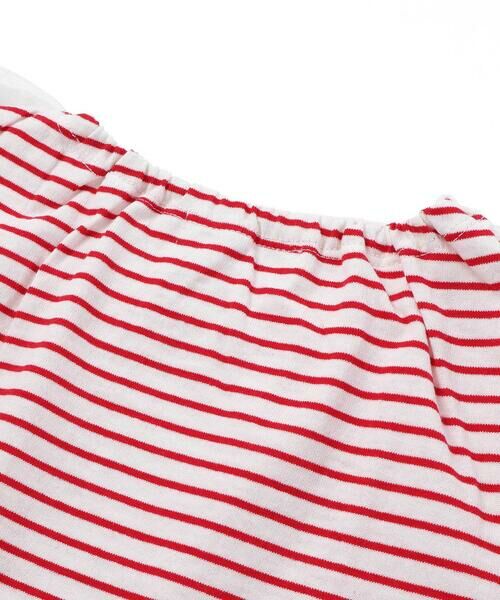 SLAP SLIP / スラップ スリップ Tシャツ | 【SWIMMERｘサンリオキャラクターズｘSLAPSLIP】ボーダー裾フリル襟レース天竺半袖Tシャツ(80~130cm) | 詳細9