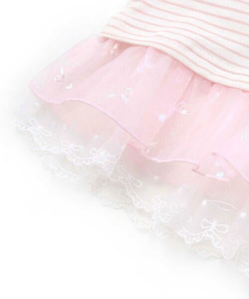 SLAP SLIP / スラップ スリップ Tシャツ | 【SWIMMERｘサンリオキャラクターズｘSLAPSLIP】ボーダー裾フリル襟レース天竺半袖Tシャツ(80~130cm) | 詳細20