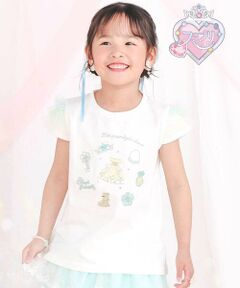 SLAP SLIP / スラップ スリップ Tシャツ | 【スラプリ】チュールスリーブ天竺半袖Tシャツ(80~130cm)