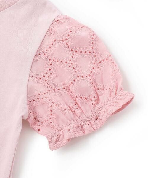 SLAP SLIP / スラップ スリップ Tシャツ | 【スラプリ】レーススリーブパッチ付き天竺半袖Tシャツ(80~130cm) | 詳細7