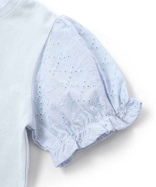 SLAP SLIP / スラップ スリップ Tシャツ | 【スラプリ】レーススリーブパッチ付き天竺半袖Tシャツ(80~130cm) | 詳細13
