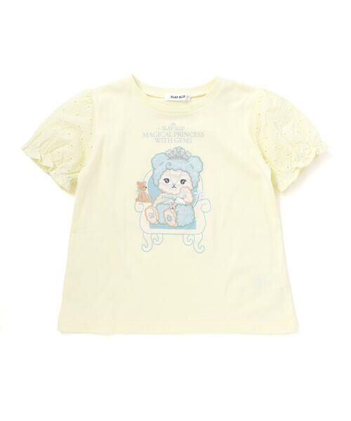 SLAP SLIP / スラップ スリップ Tシャツ | 【スラプリ】レーススリーブパッチ付き天竺半袖Tシャツ(80~130cm) | 詳細17